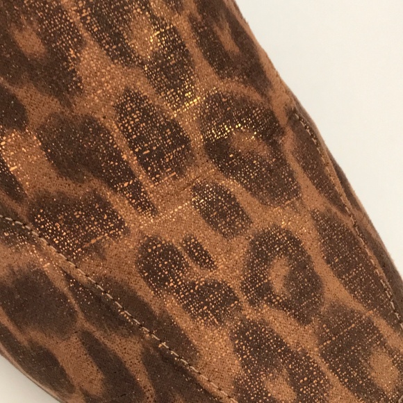 AEROSOLES Paynes Leopard Loafers Slip On Flats Cheetah Brown Tan Women’s Size 7 - Picture 13 of 16